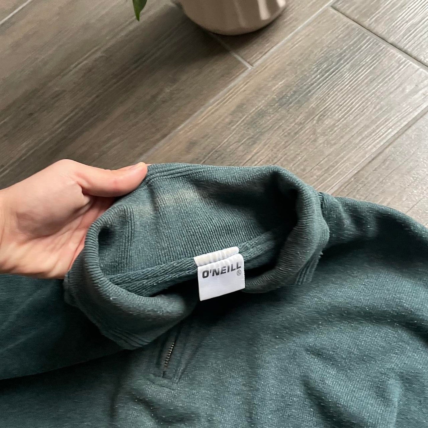 Y2K Oneill green baggy surf jumper XL