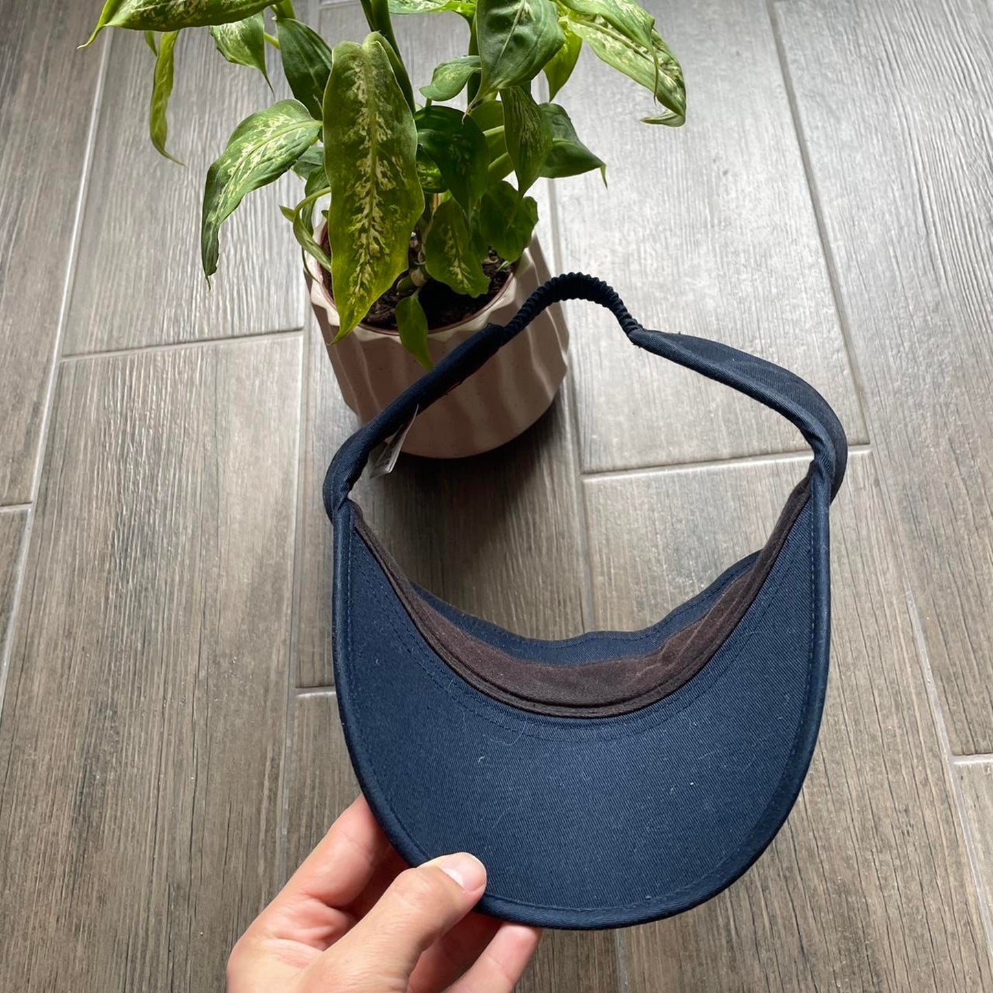 Nike sport y2k swoosh navy visor cap