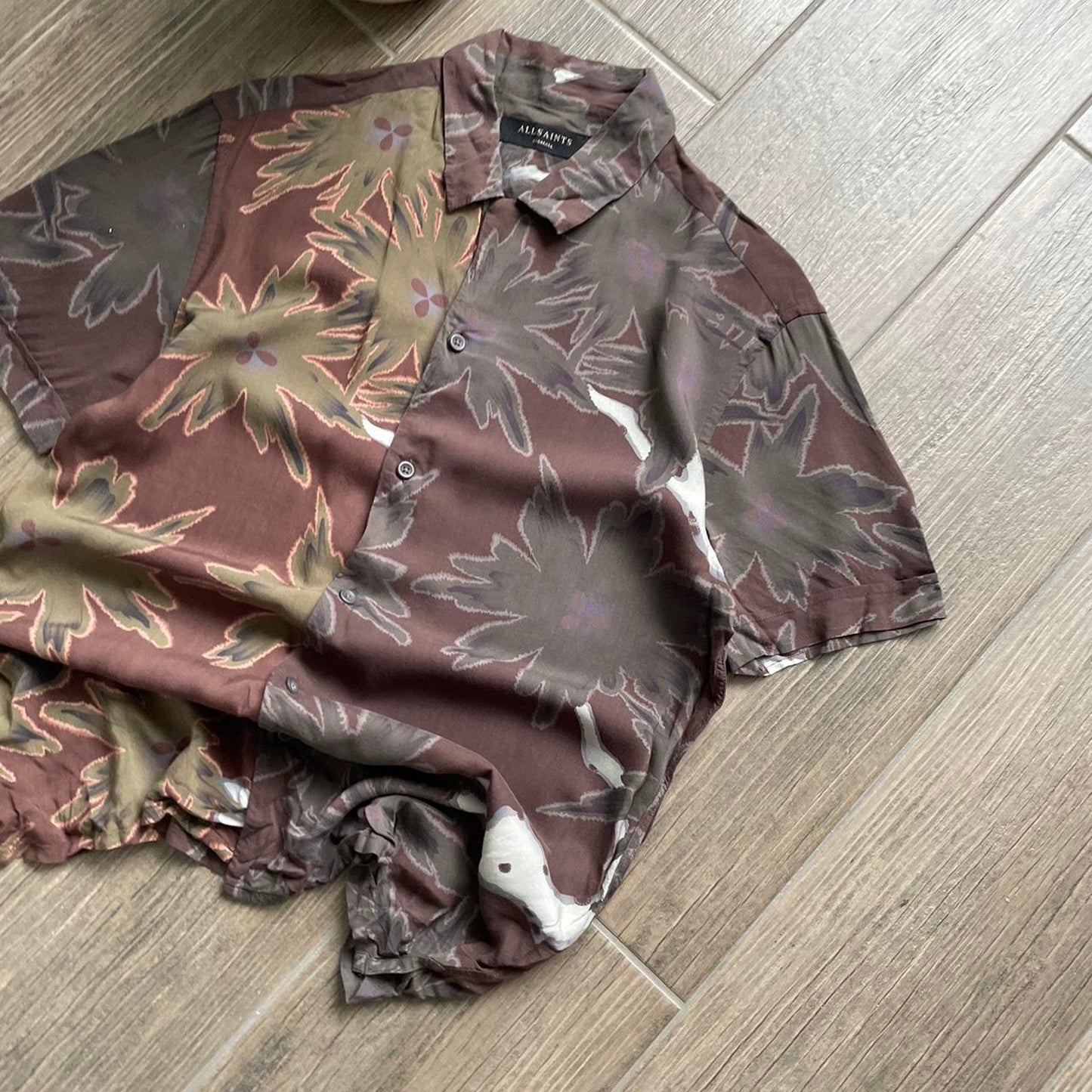 Allsaints hawaii y2k summer shirt