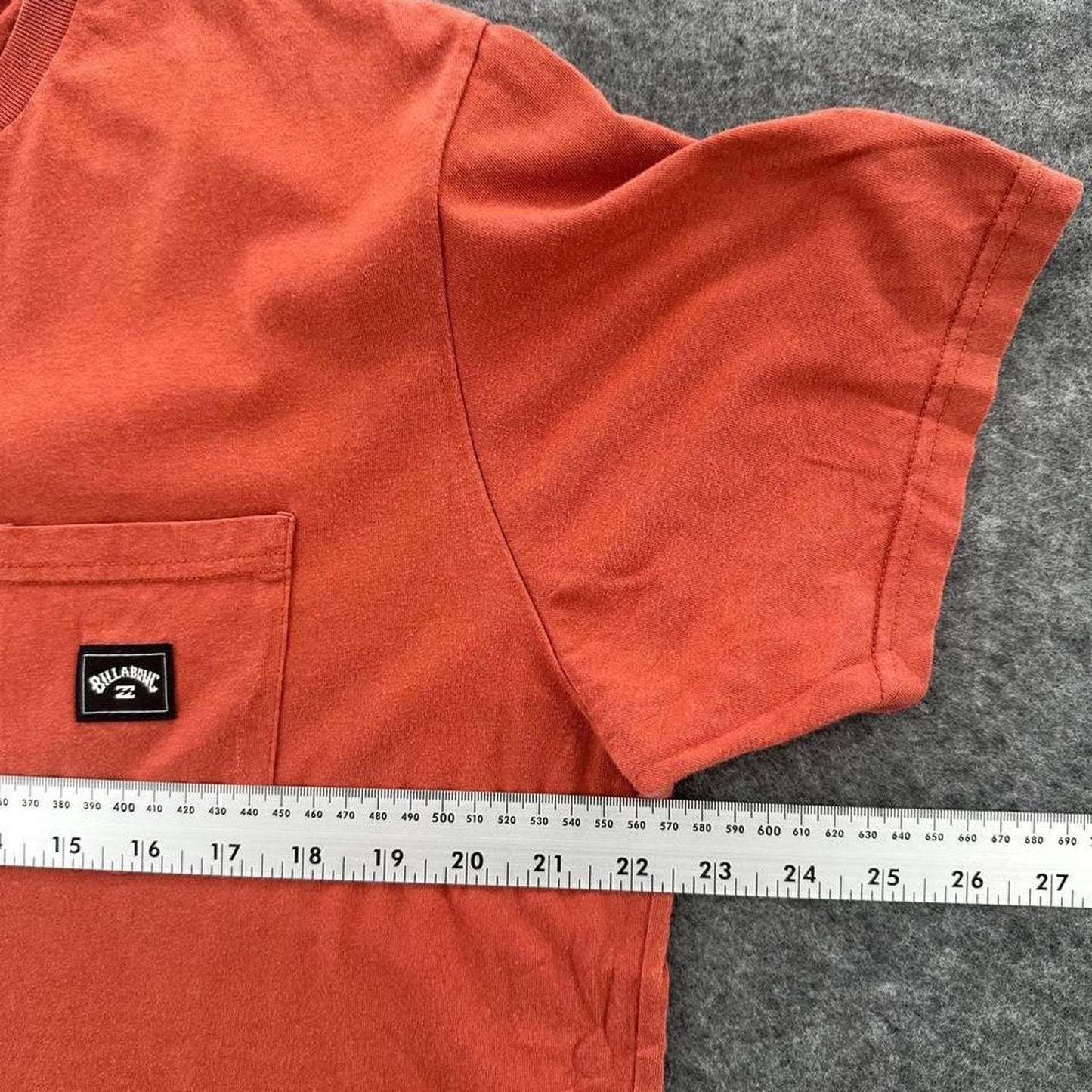 Billabong orange pocket tee