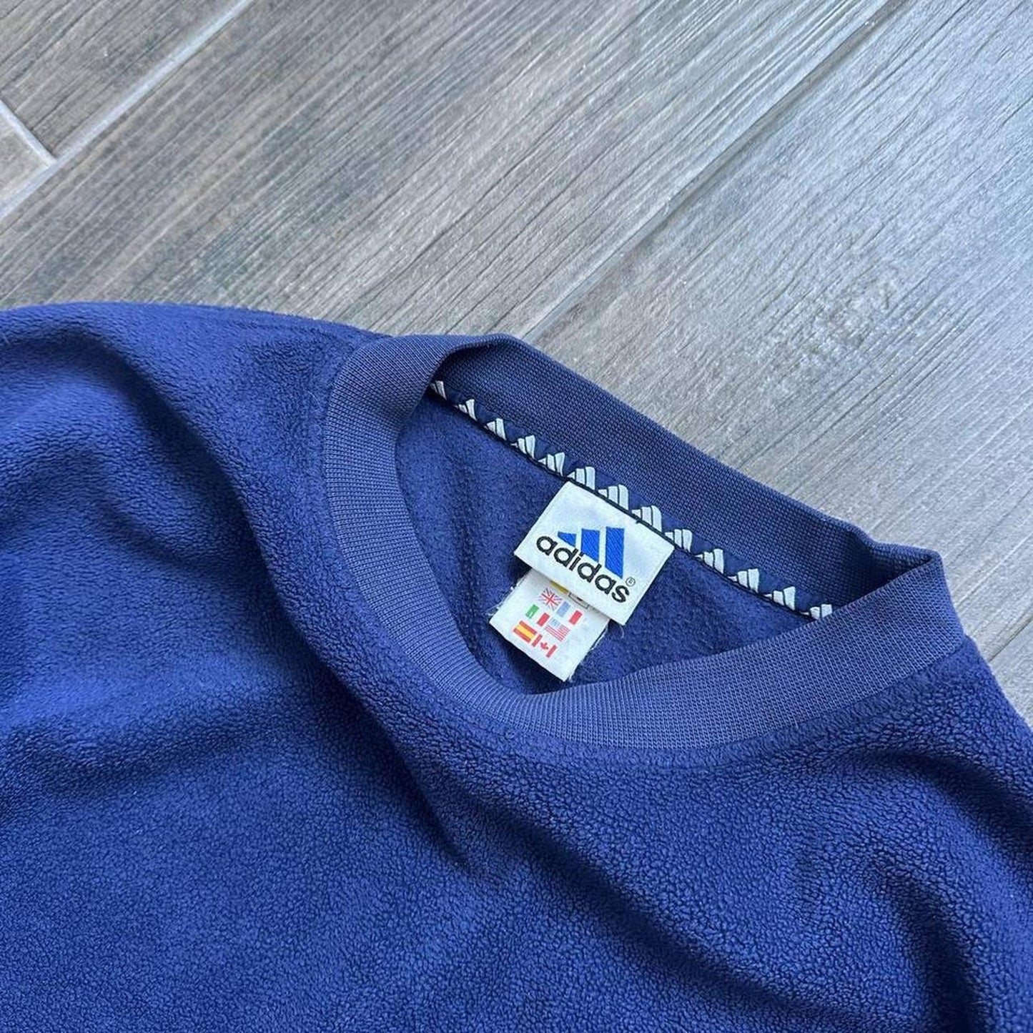 Adidas fleece oversized y2k L jumper