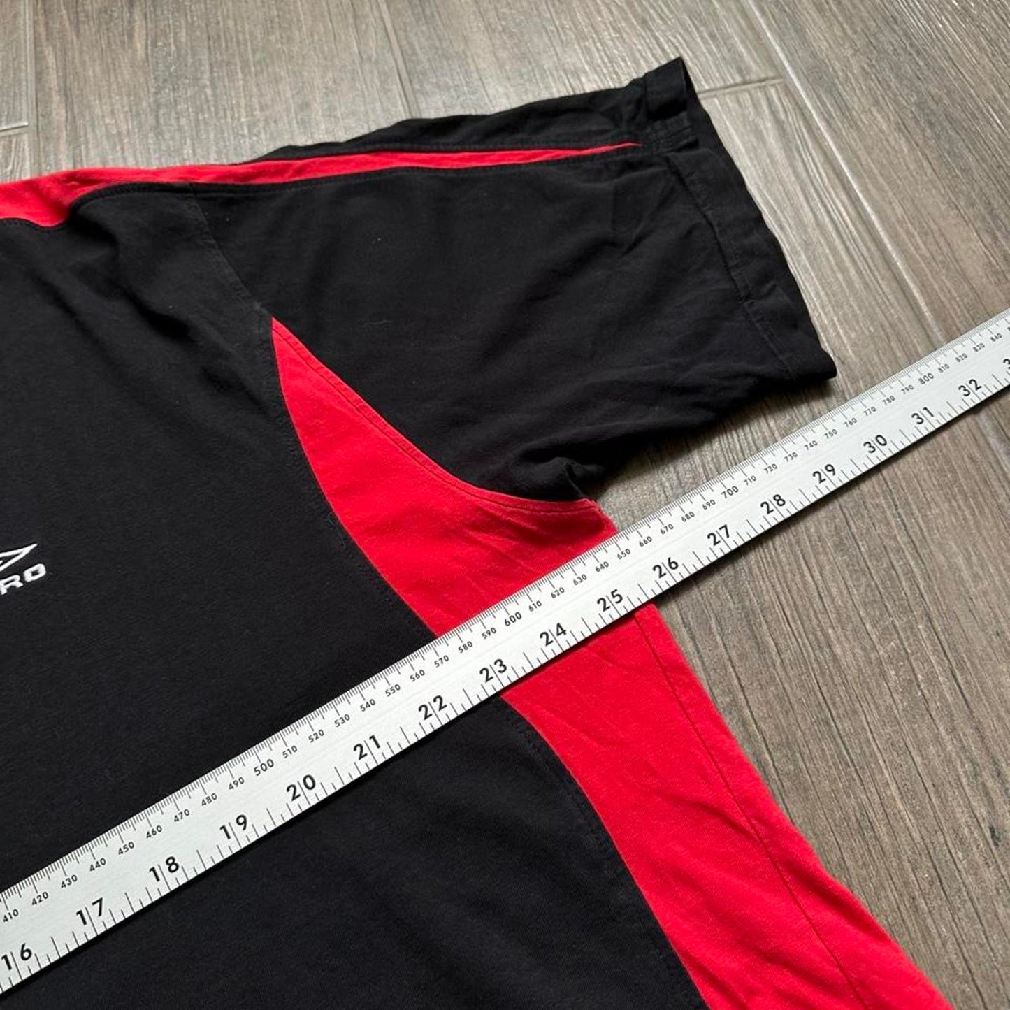Umbro black and red sportswear t-shirt