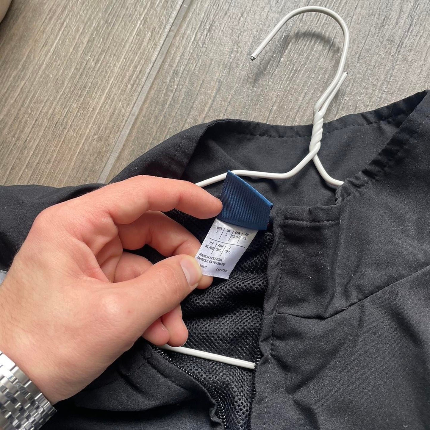 Reebok y2k nylon drill light baggy jacket