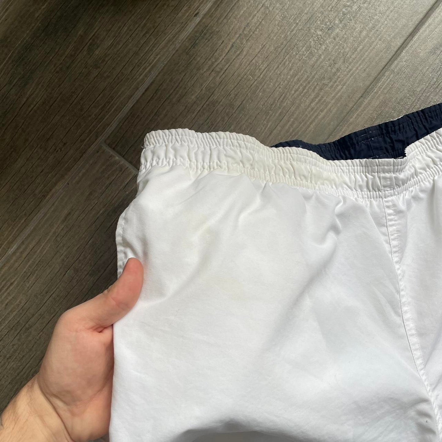 Adidas white baggy y2k summer shorts