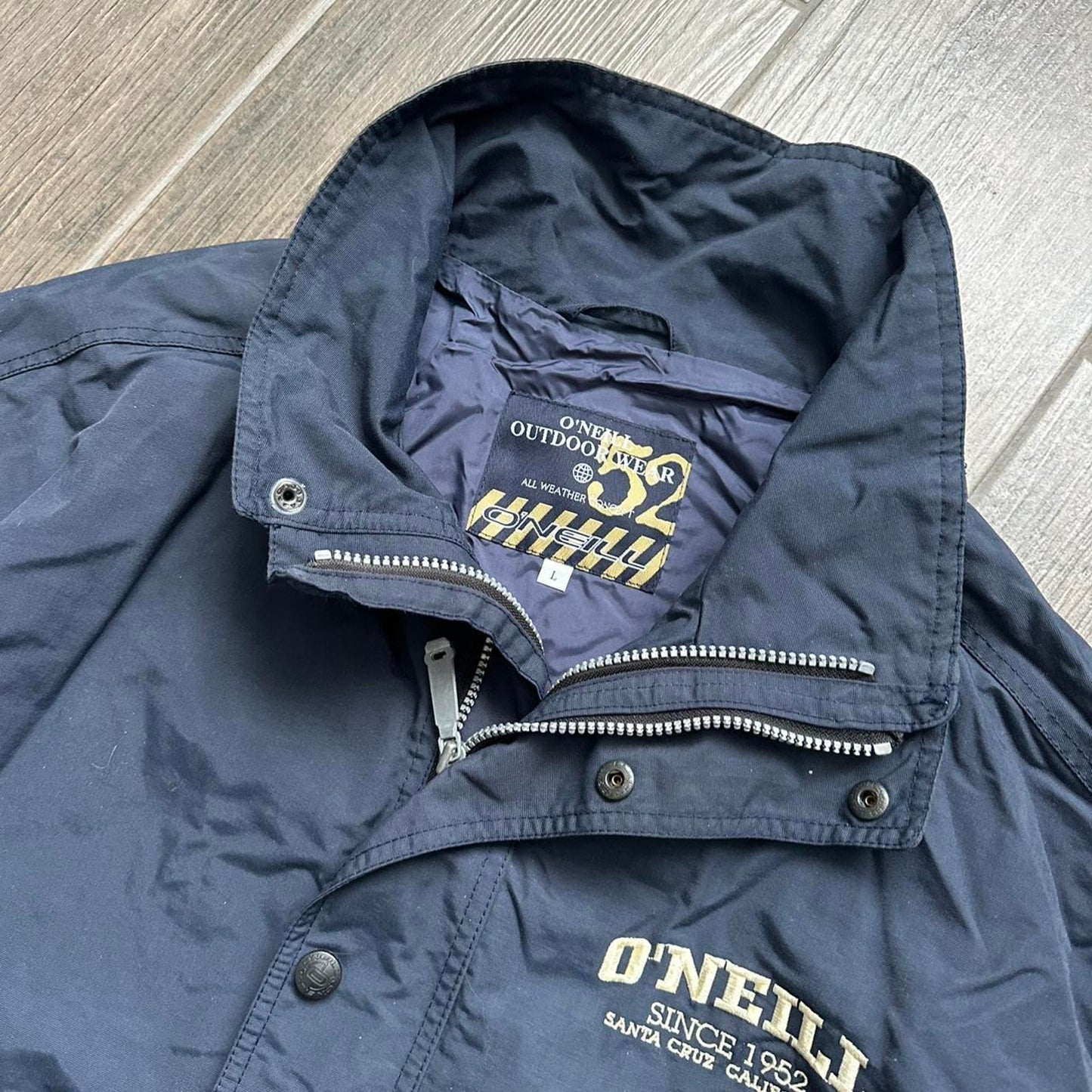 Oneill 3 in 1 navy blue jacket with fleece lining