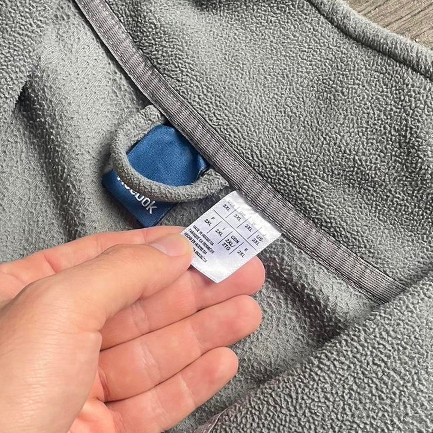 Reebok grey boxy fit y2k XXL jumper