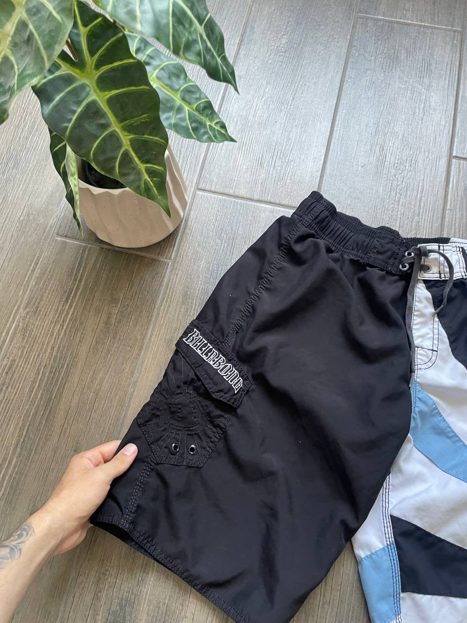 Billabong big logo surf y2k shorts