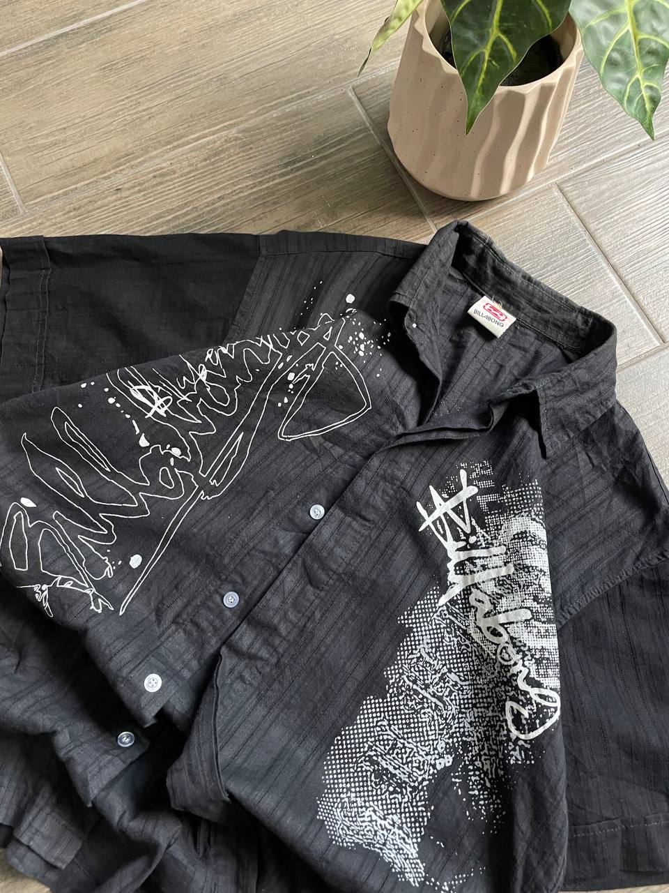 Billabong hawaiian y2k baggy summer surf shirt