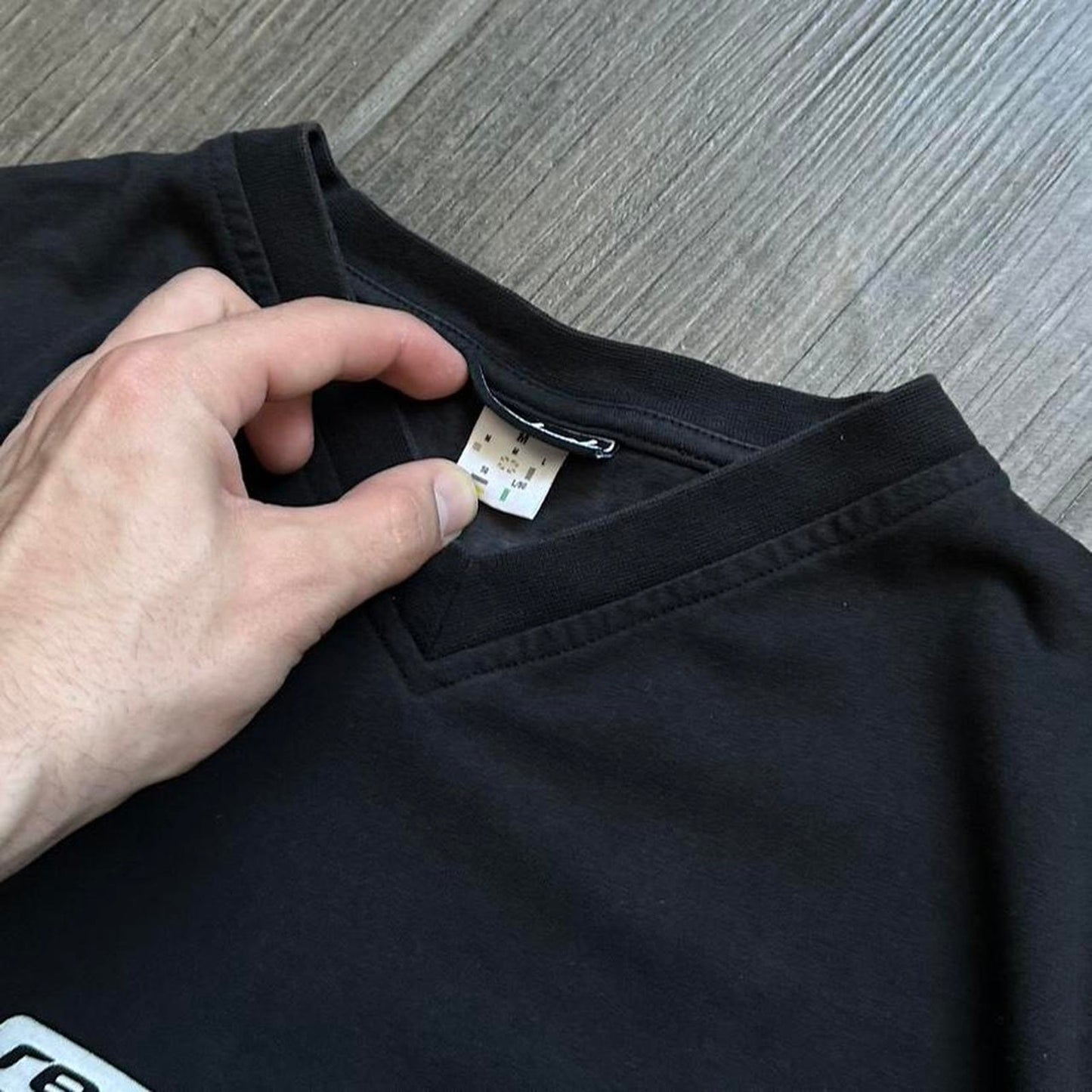 Reebok black V-neck t-shirt