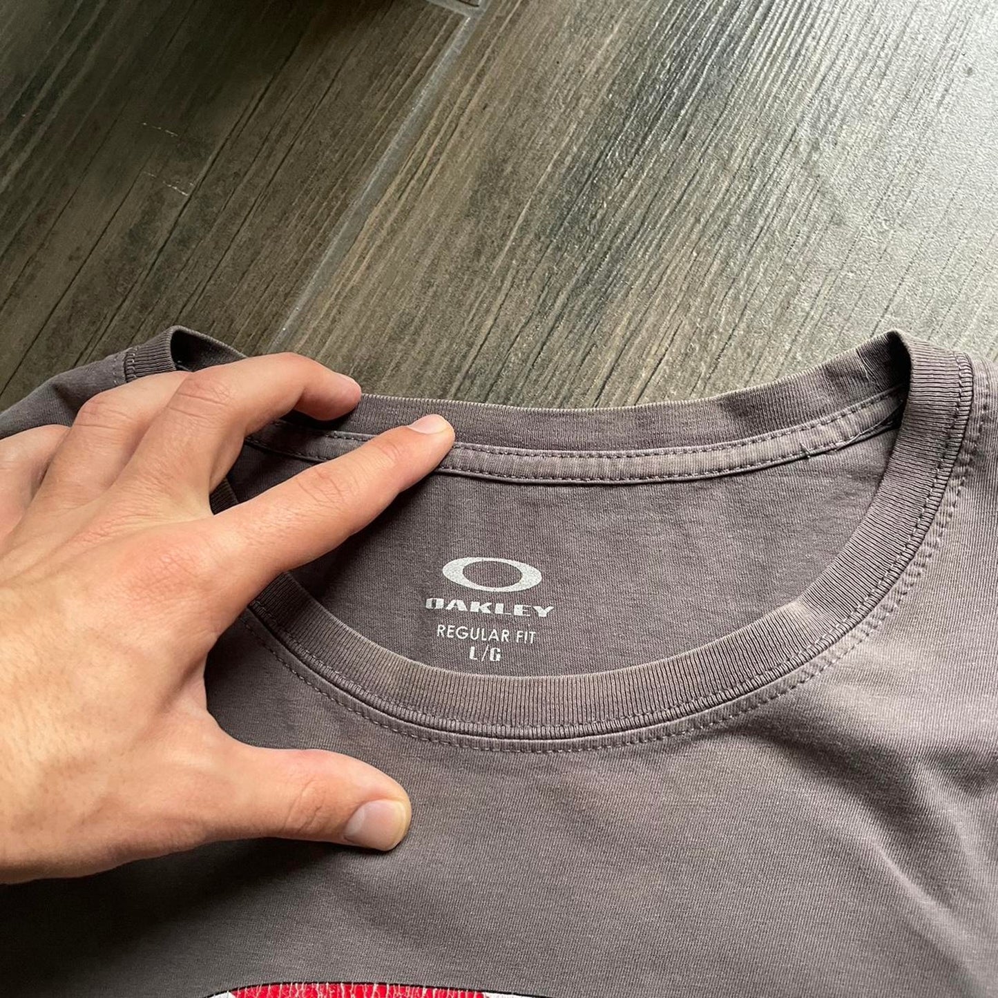 Oakley brown software vintage y2k tee