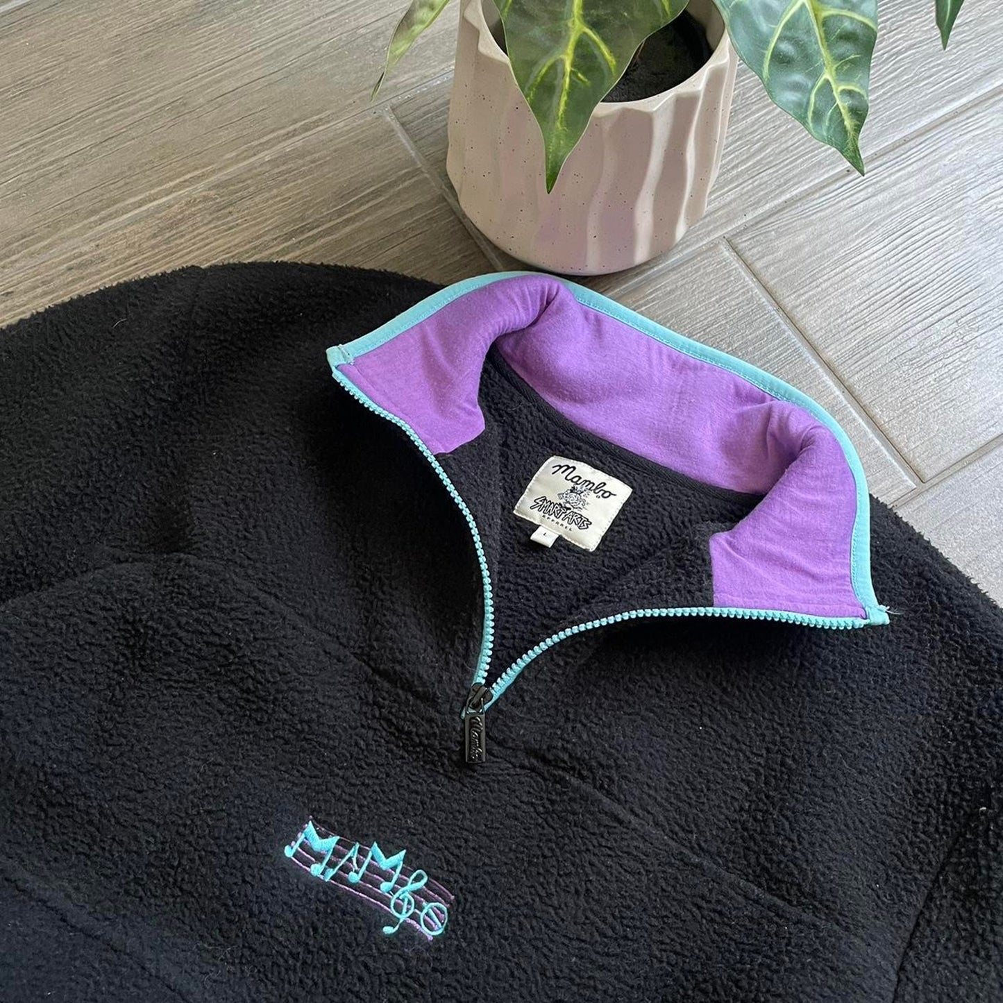 Mambo fleece y2k baggy surf jumper