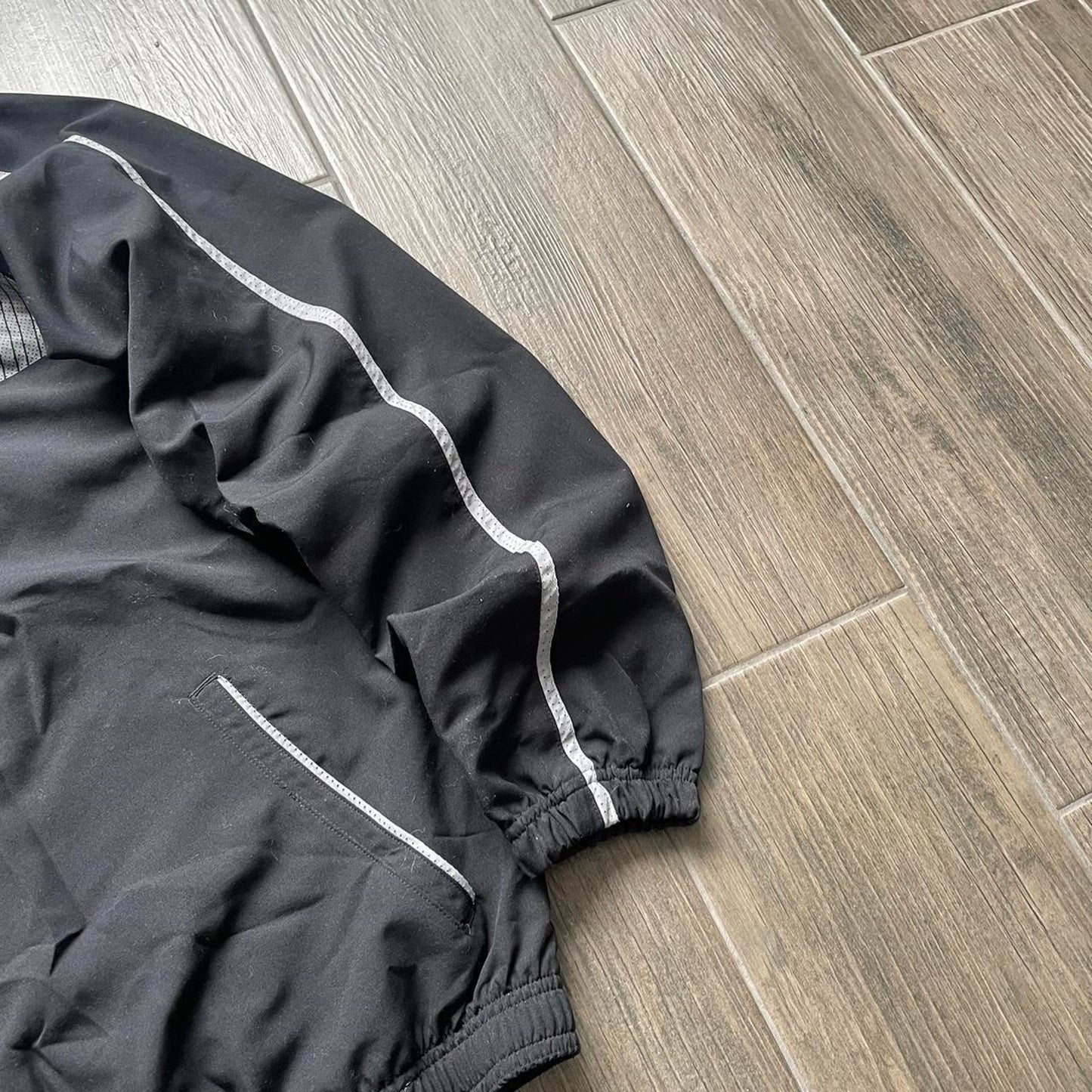 Reebok y2k nylon drill light baggy jacket
