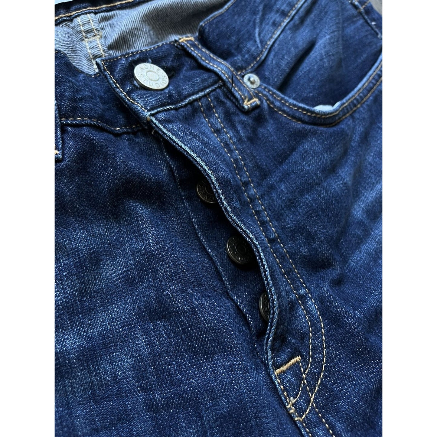 Acne Studios Rok Verakai Blue Jeans Denim