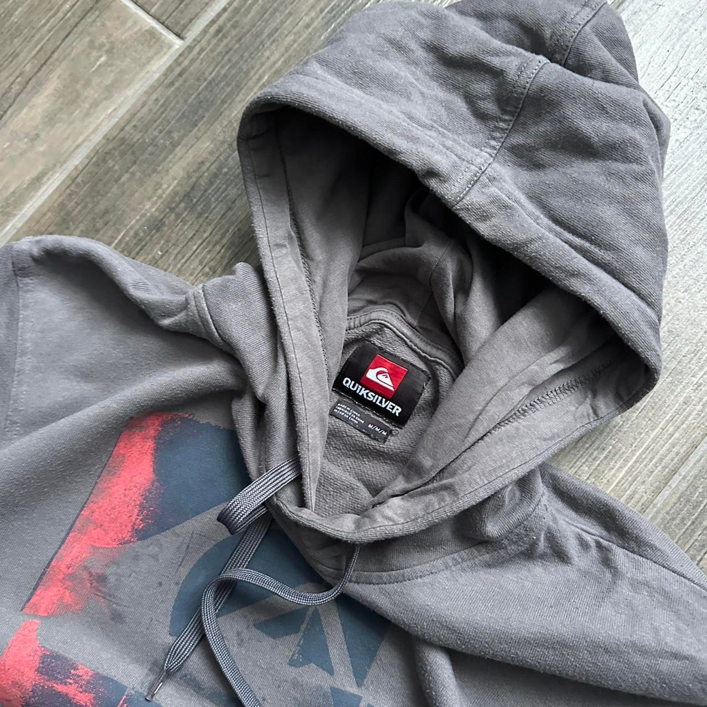 Quiksilver baggy surf wear hoodie