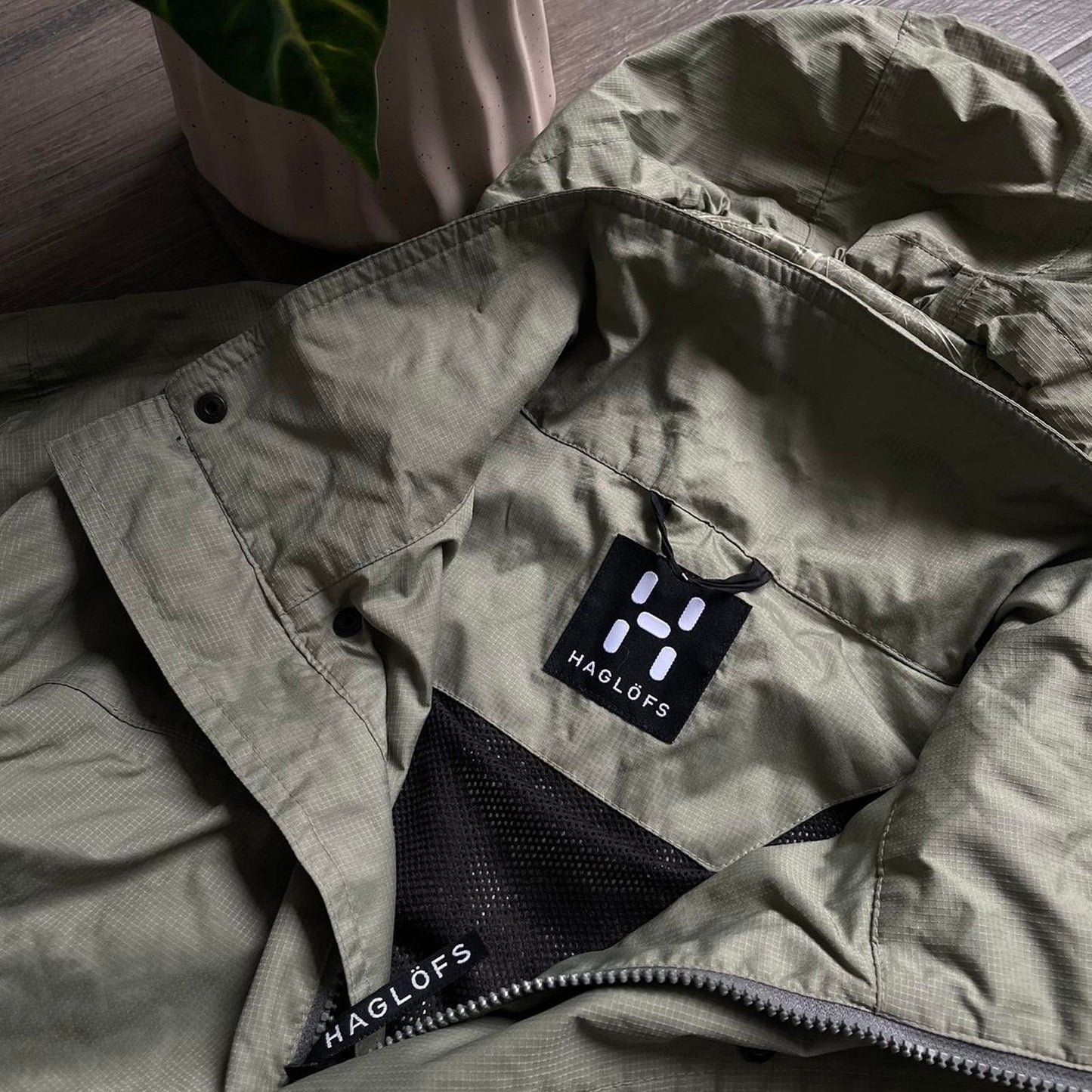 Haglofs vintage waterproof gore tex jacket