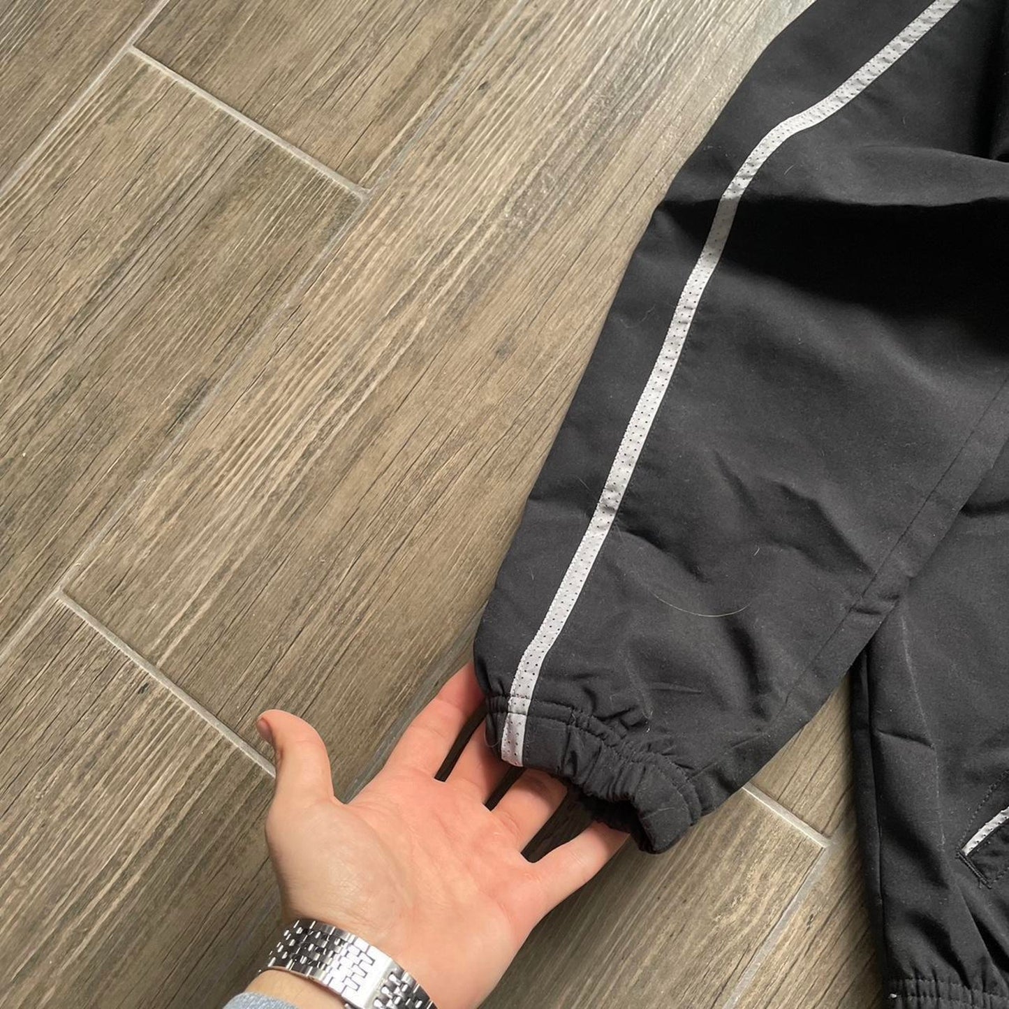 Reebok y2k nylon drill light baggy jacket