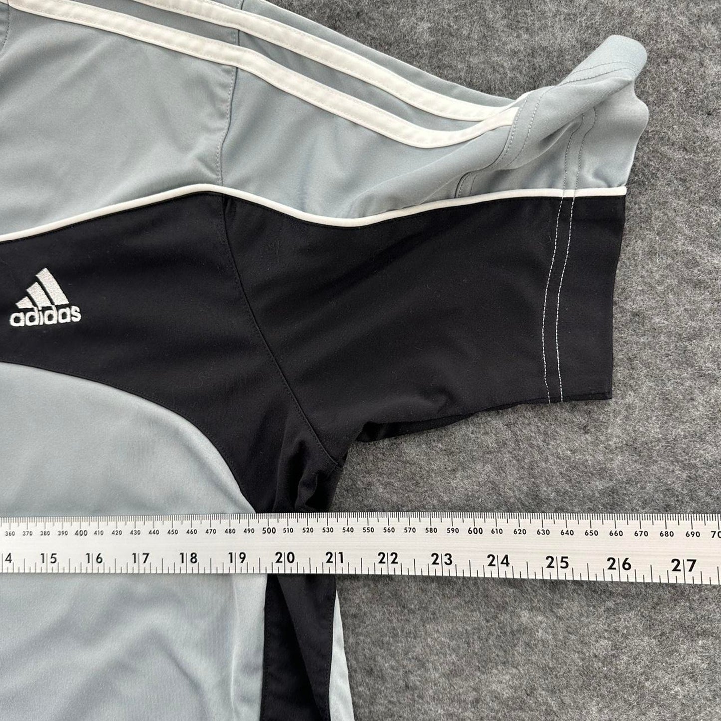 Adidas grey black striped