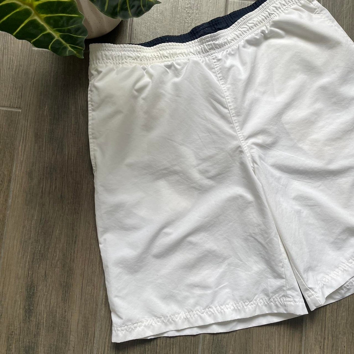 Adidas white baggy y2k summer shorts