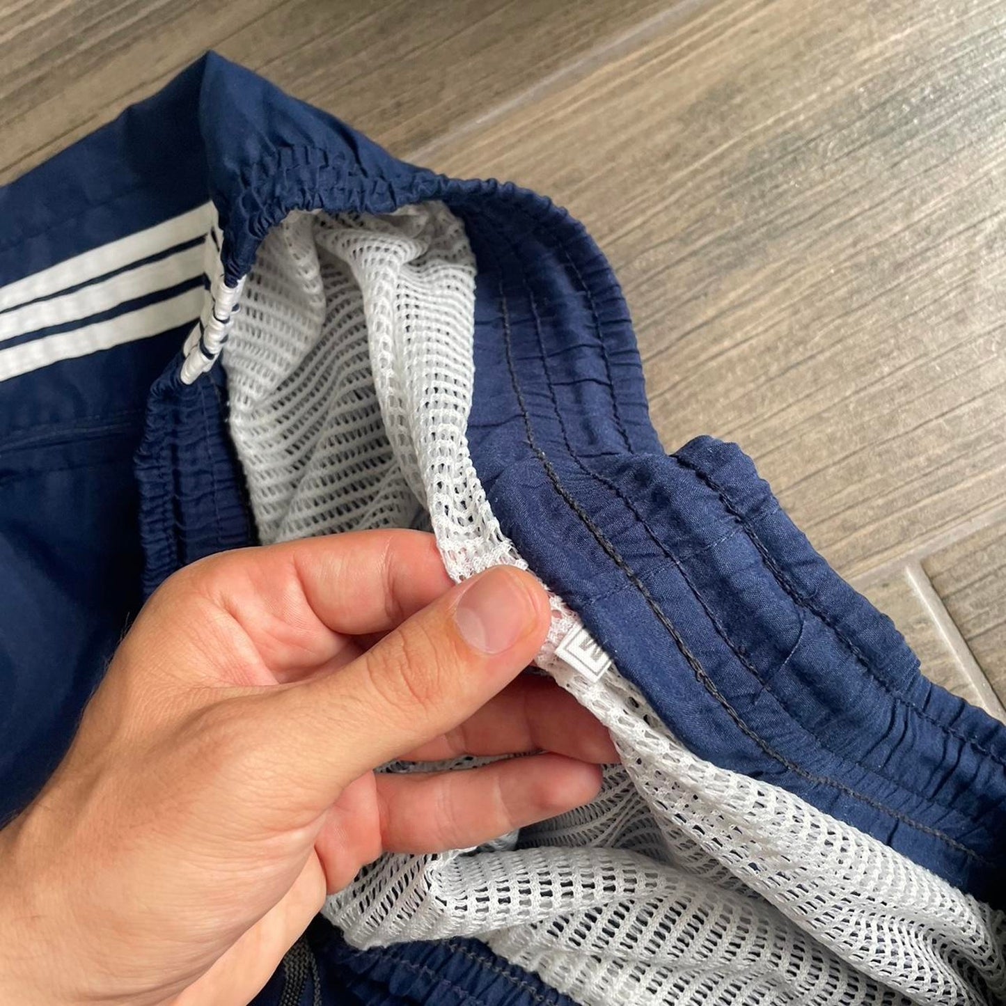 Adidas nylon baggy jersey shorts