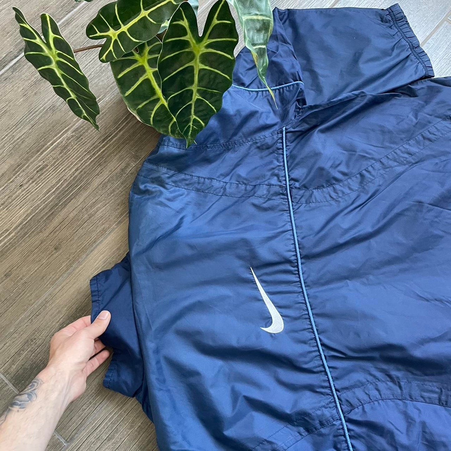 Nike nylon y2k baggy vintage jacket