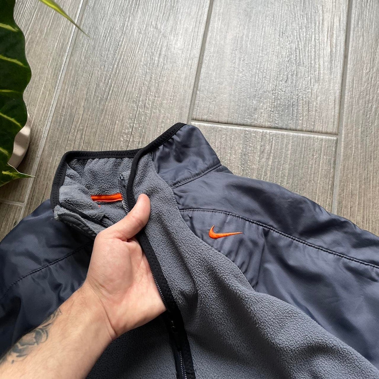 Nike zip y2k fleece zip jumper