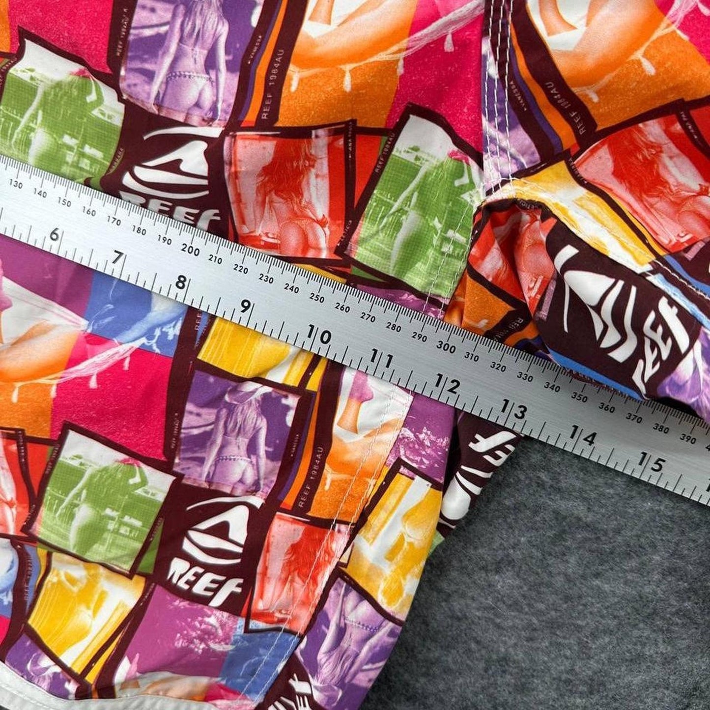 Reef board shorts with multicolored