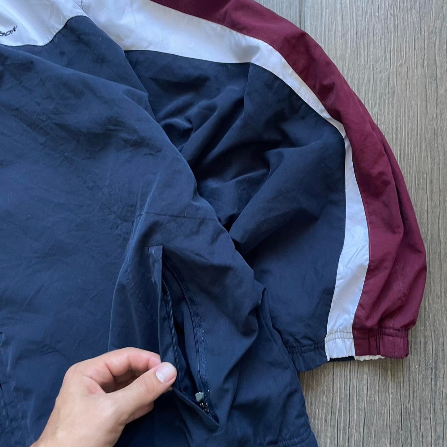 Reebok y2k baggy nylon jacket