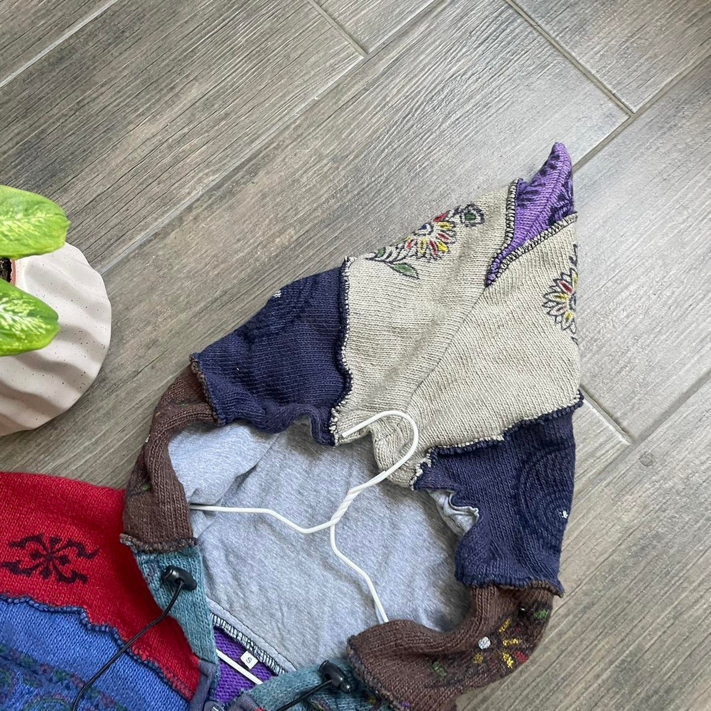 Coogi style vintage Japanese hippie hoodie