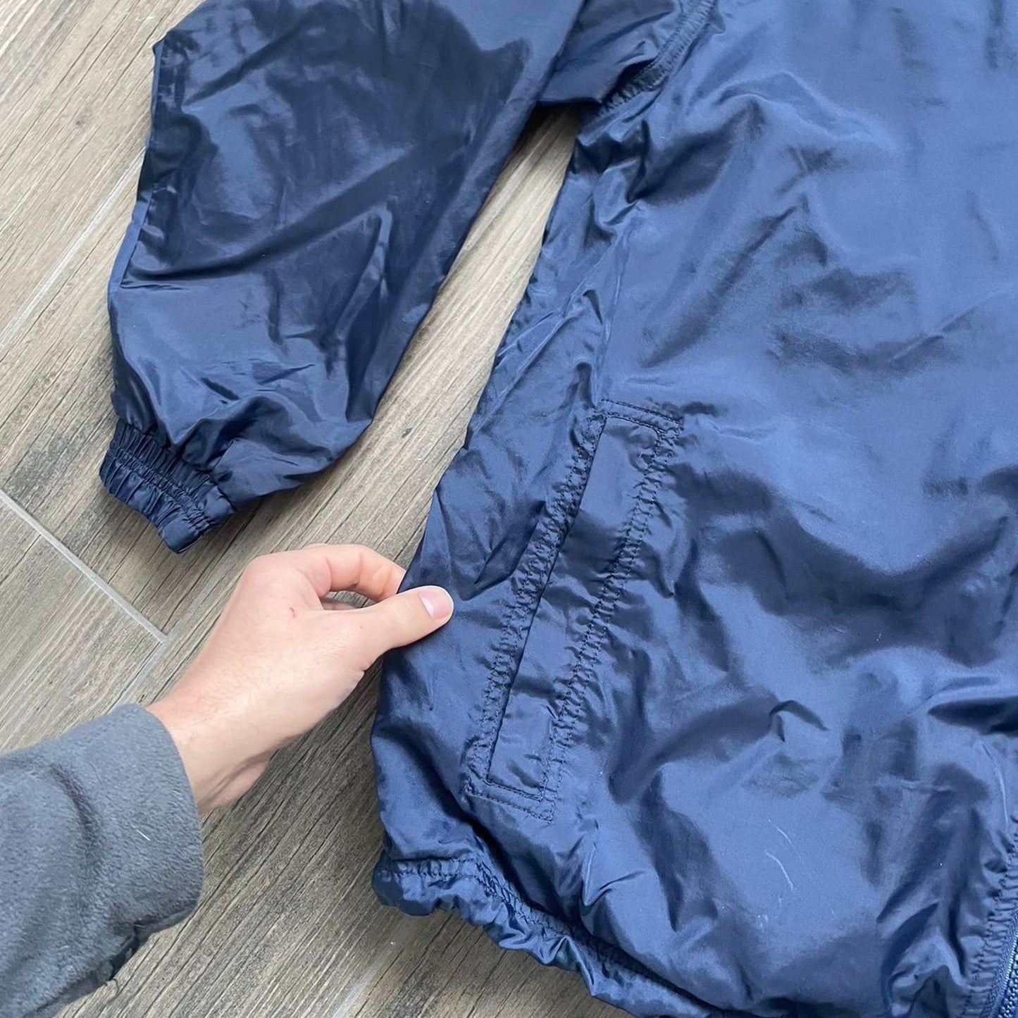Reebok y2k light nylon baggy drill jacket