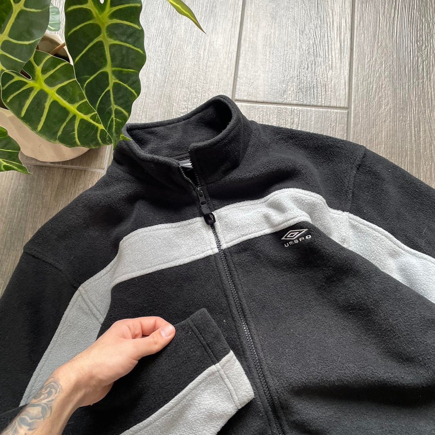Umbro y2k fleece zip jumper