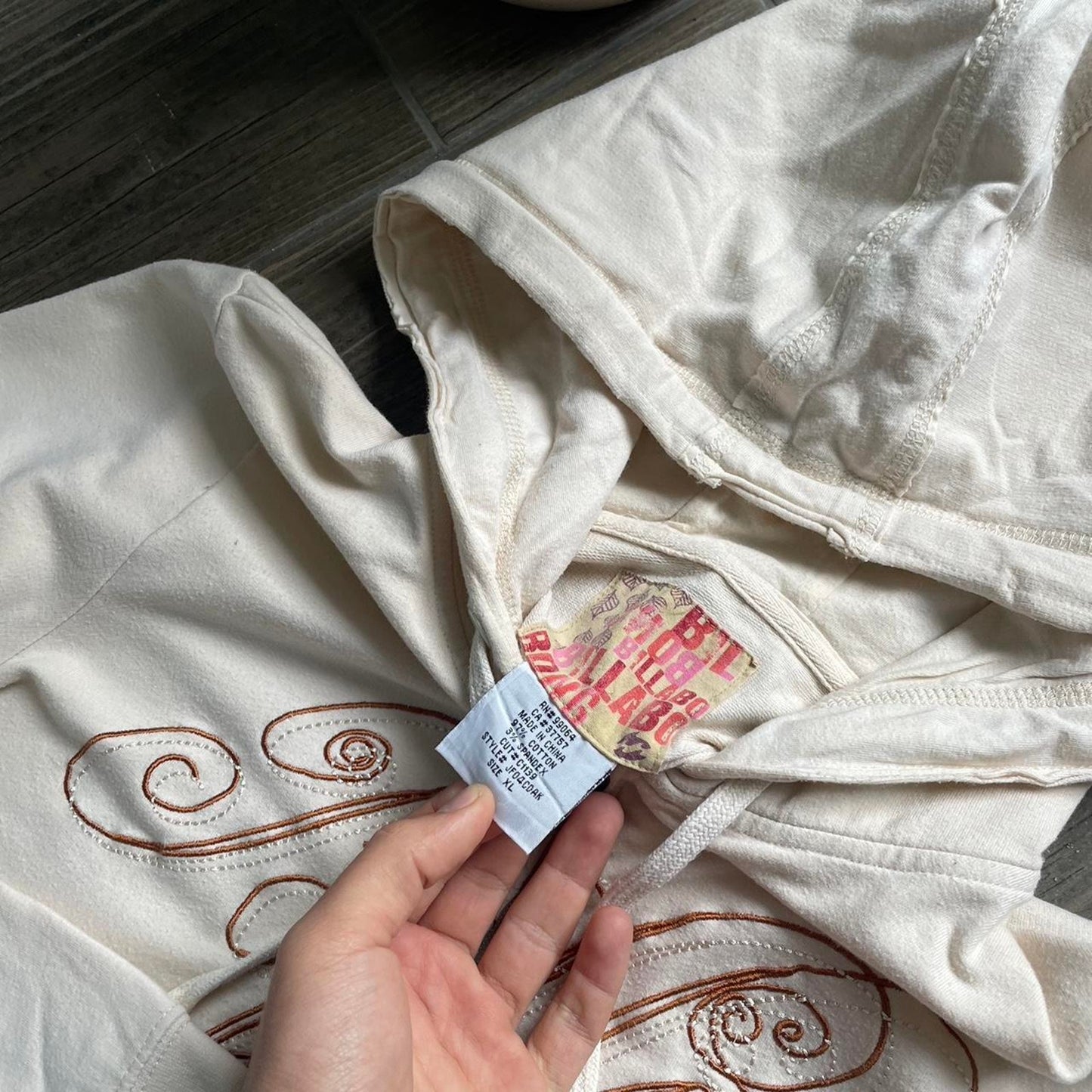 Billabong women Japanese fade y2k vintage hoodie