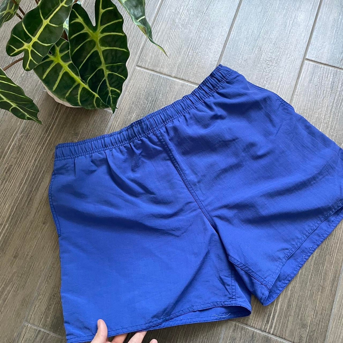 Quiksilver archive blue nylon surf shorts