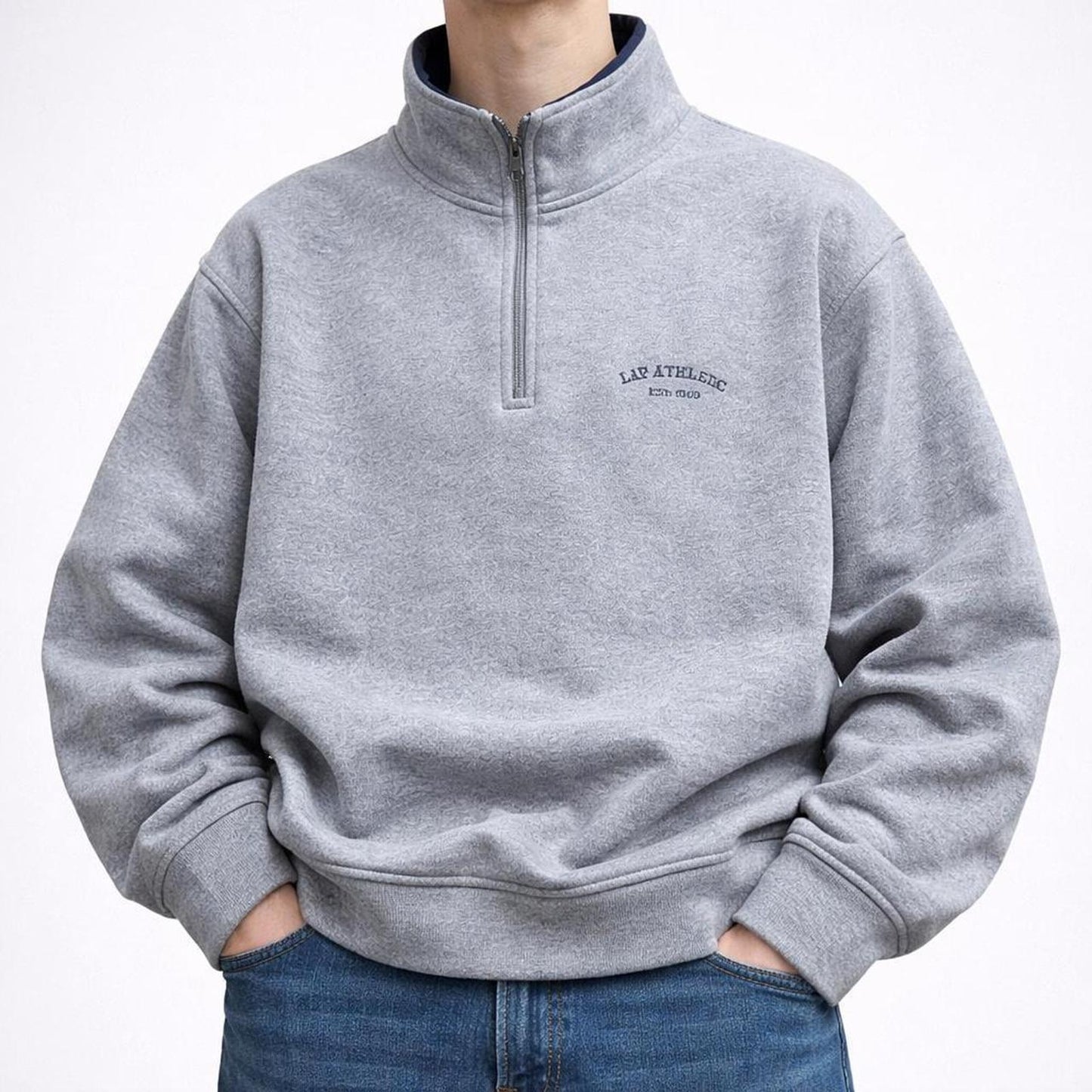 Vintage Gap y2k grey fleece jumper