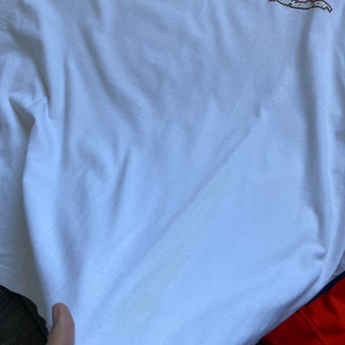 Quiksilver light long sleeve baggy y2k tee