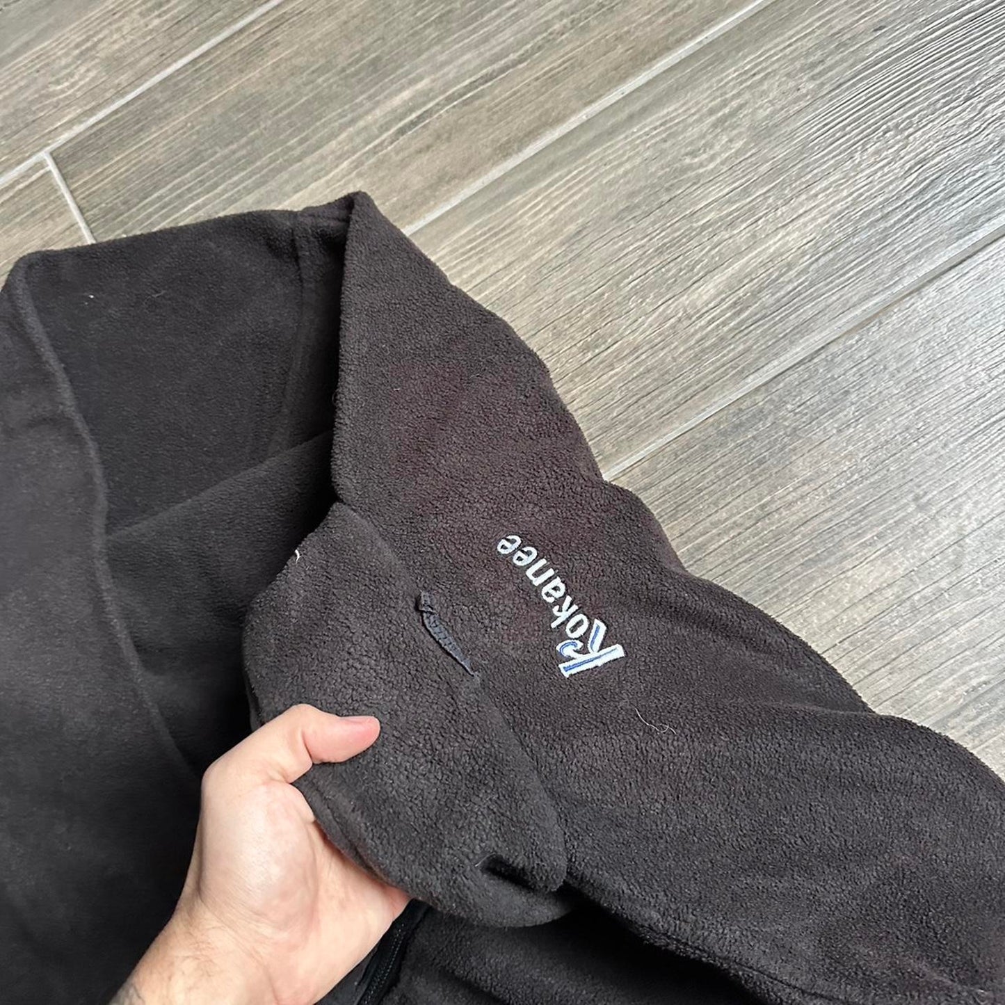 Oneill black fleece surf baggy XL jacket