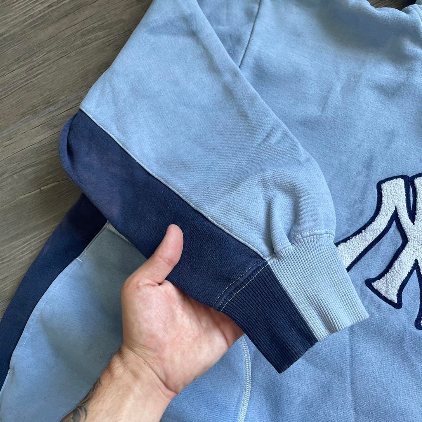 Yankees boxy y2k baggy hoodie