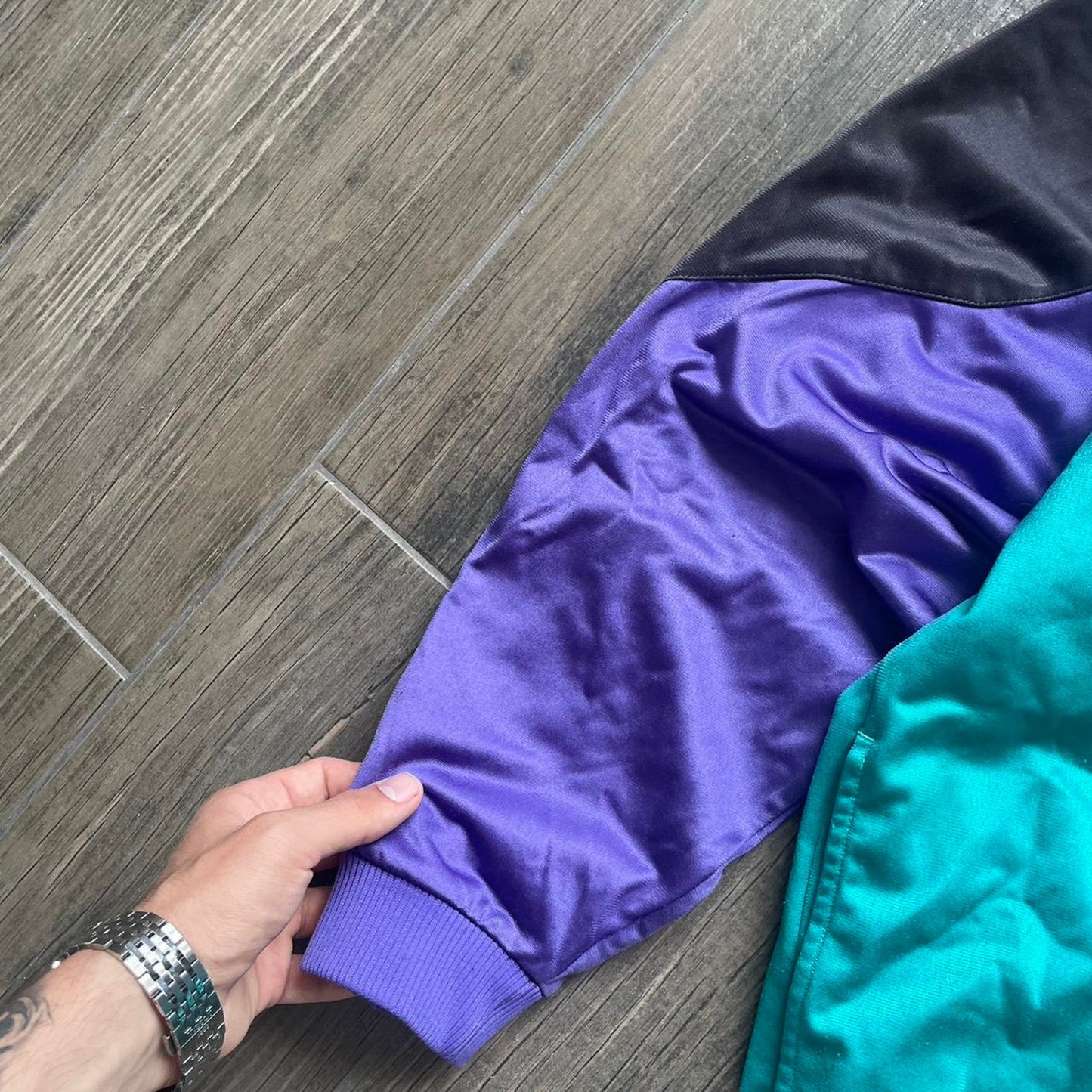 Nike 90s track top vintage rap baggy hoodie