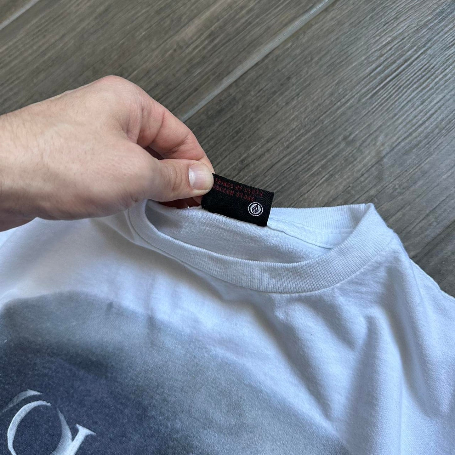 Volcom vintage white S t-shirt