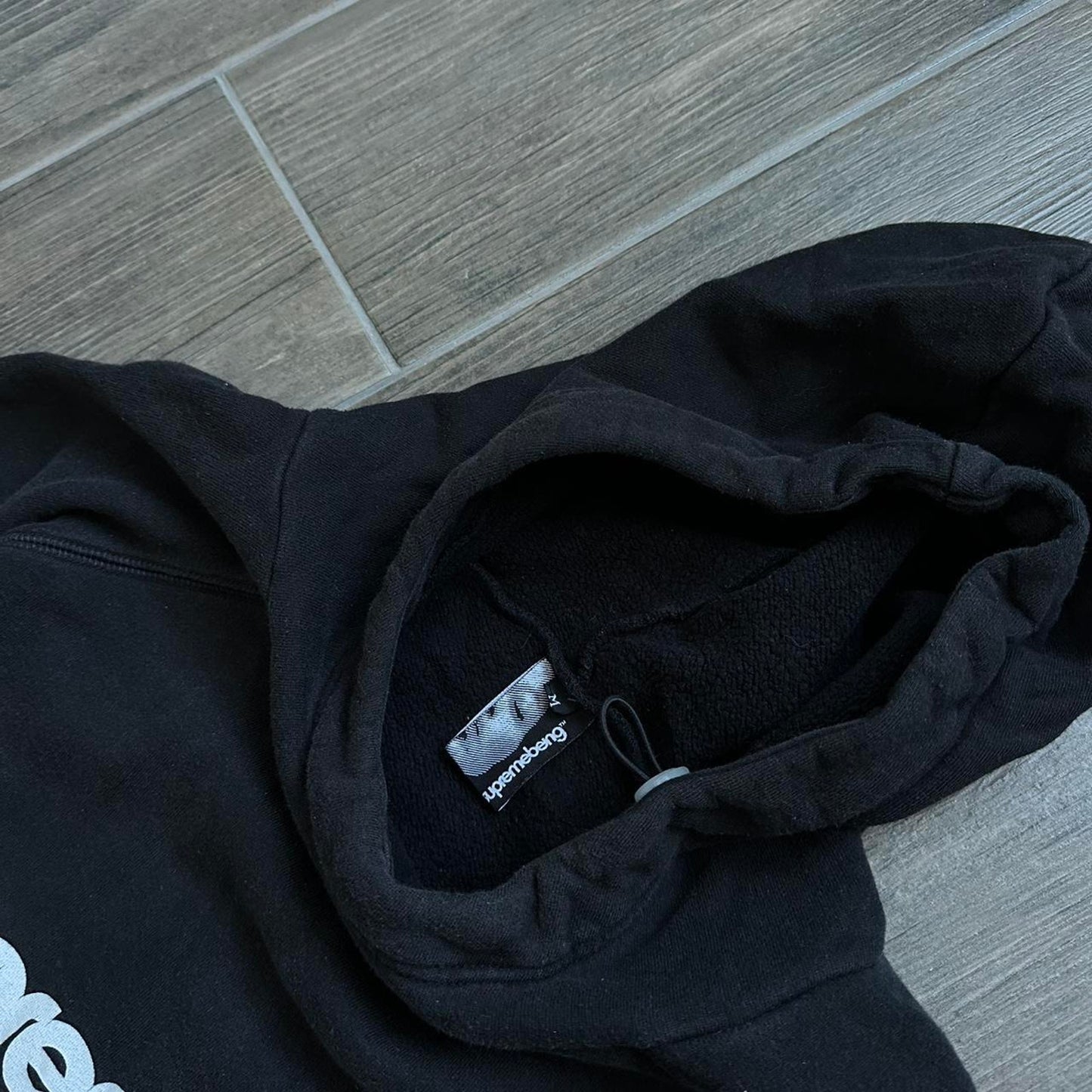 Y2k black baggy skater hoodie
