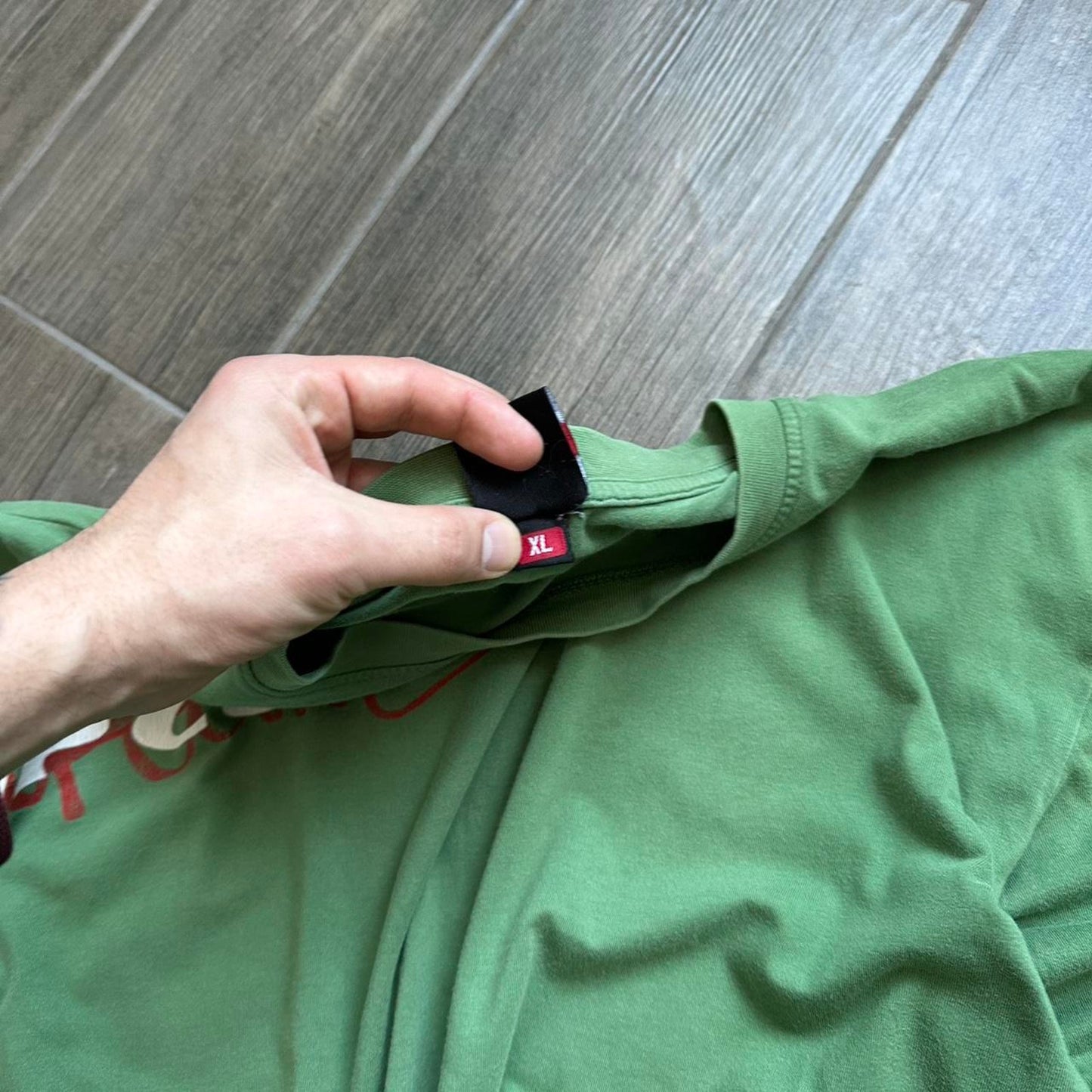 Rip curl green long sleeve tee