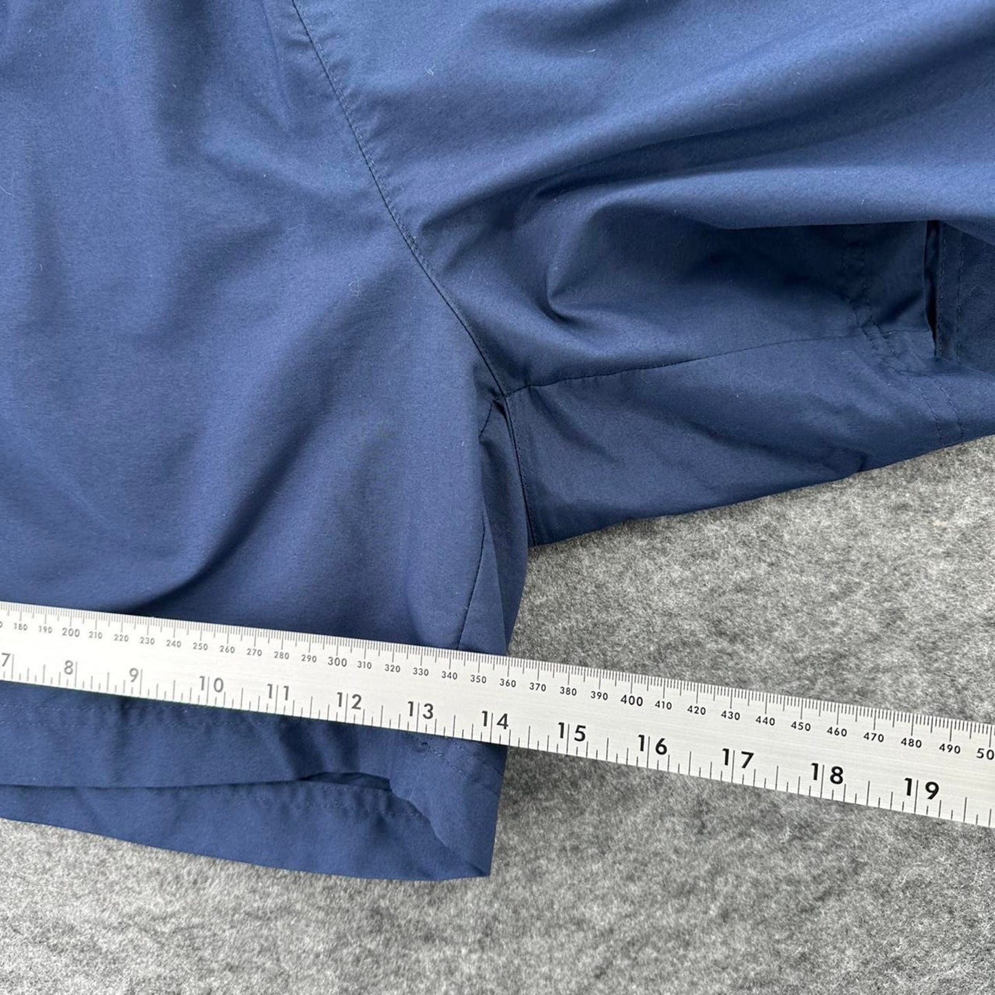 Nike navy blue running shorts