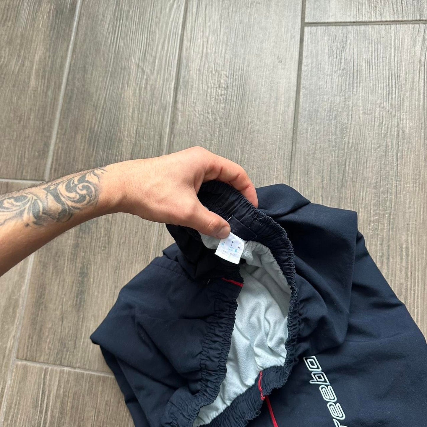 Reebok nylon y2k baggy streetwear sweatpants