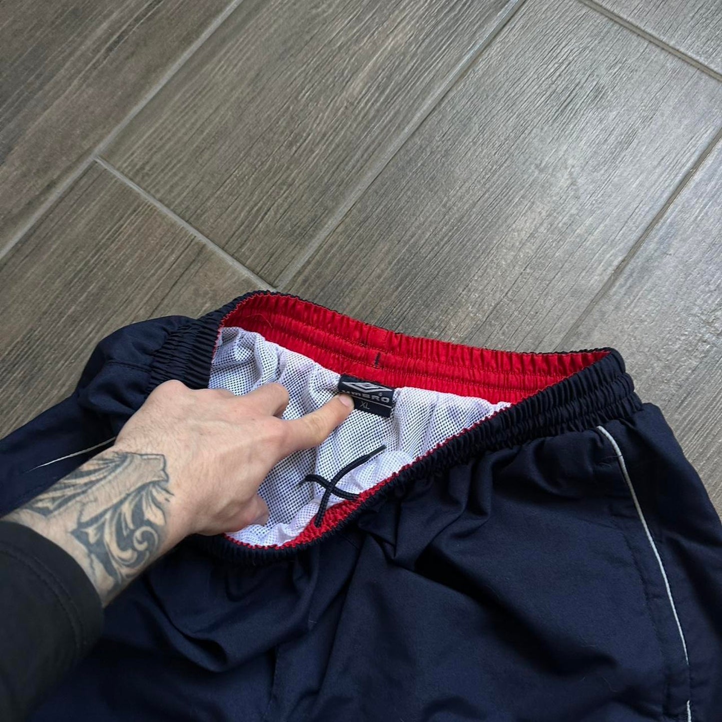 Umbro navy XL summer nylon shorts