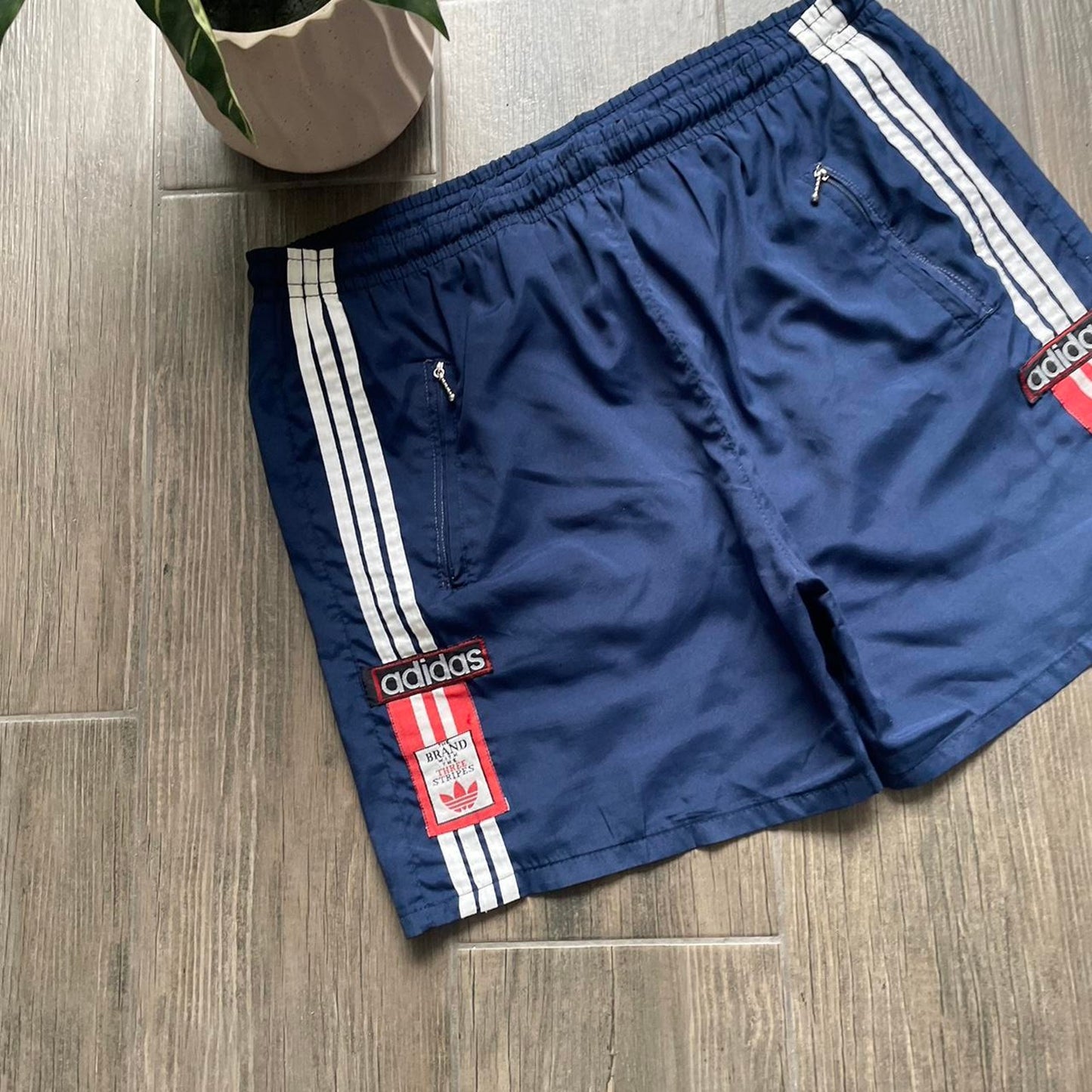 Adidas nylon baggy jersey shorts