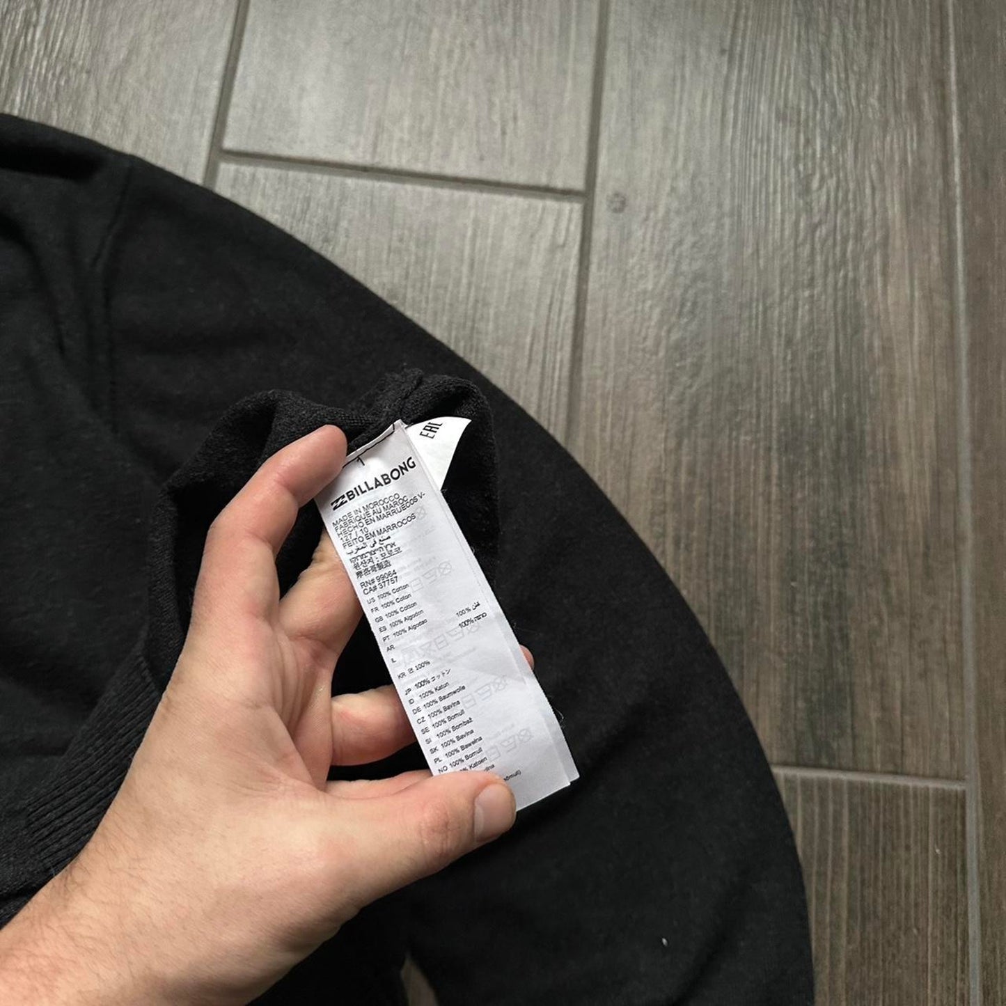 Billabong black knitted surf baggy L sweater