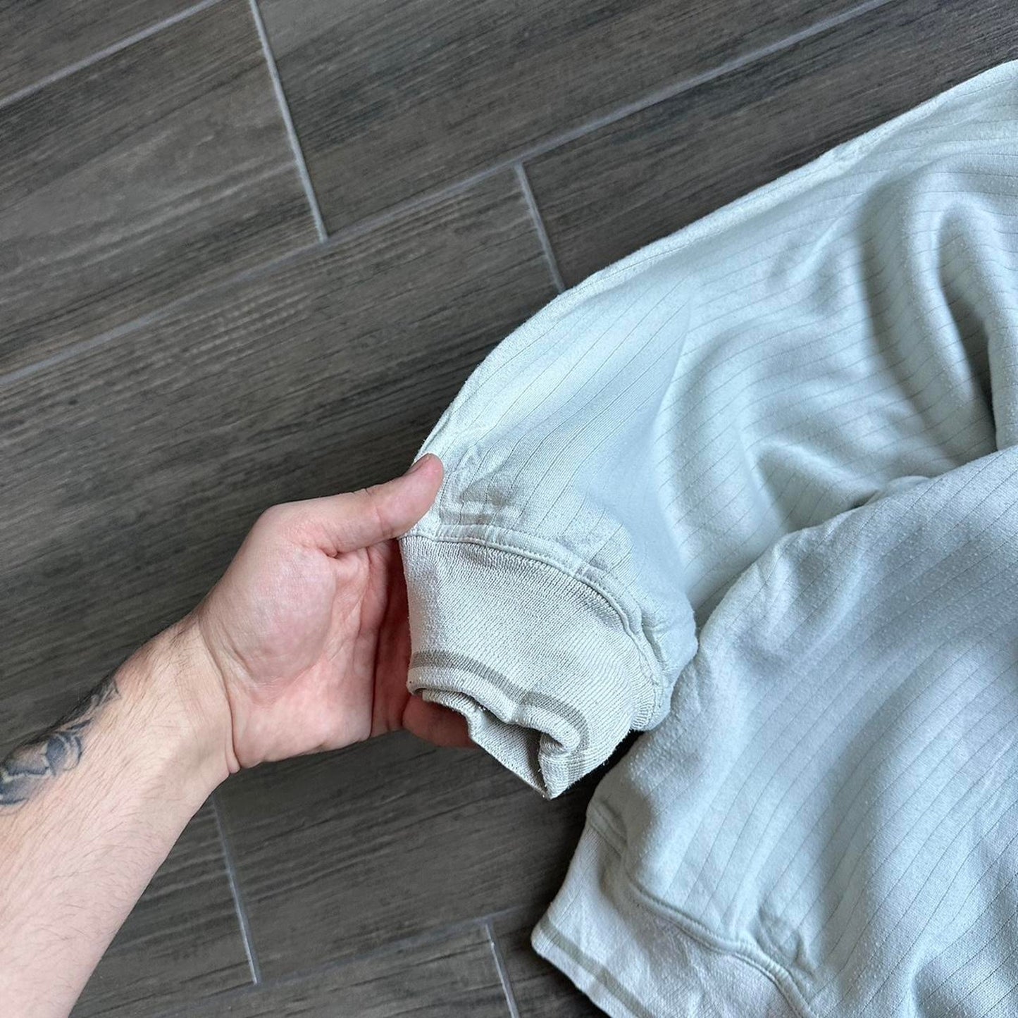 Asics beige oversized y2k sport L-XL sweatshirt