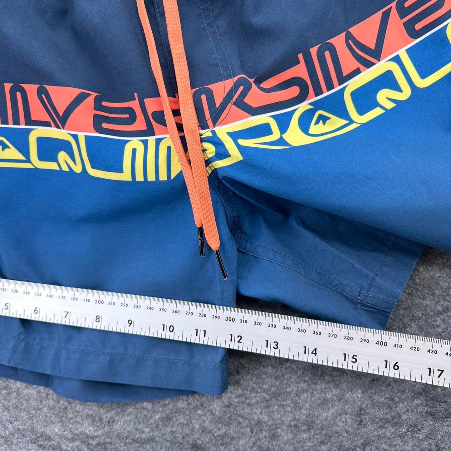 Quiksilver blue swim shorts with