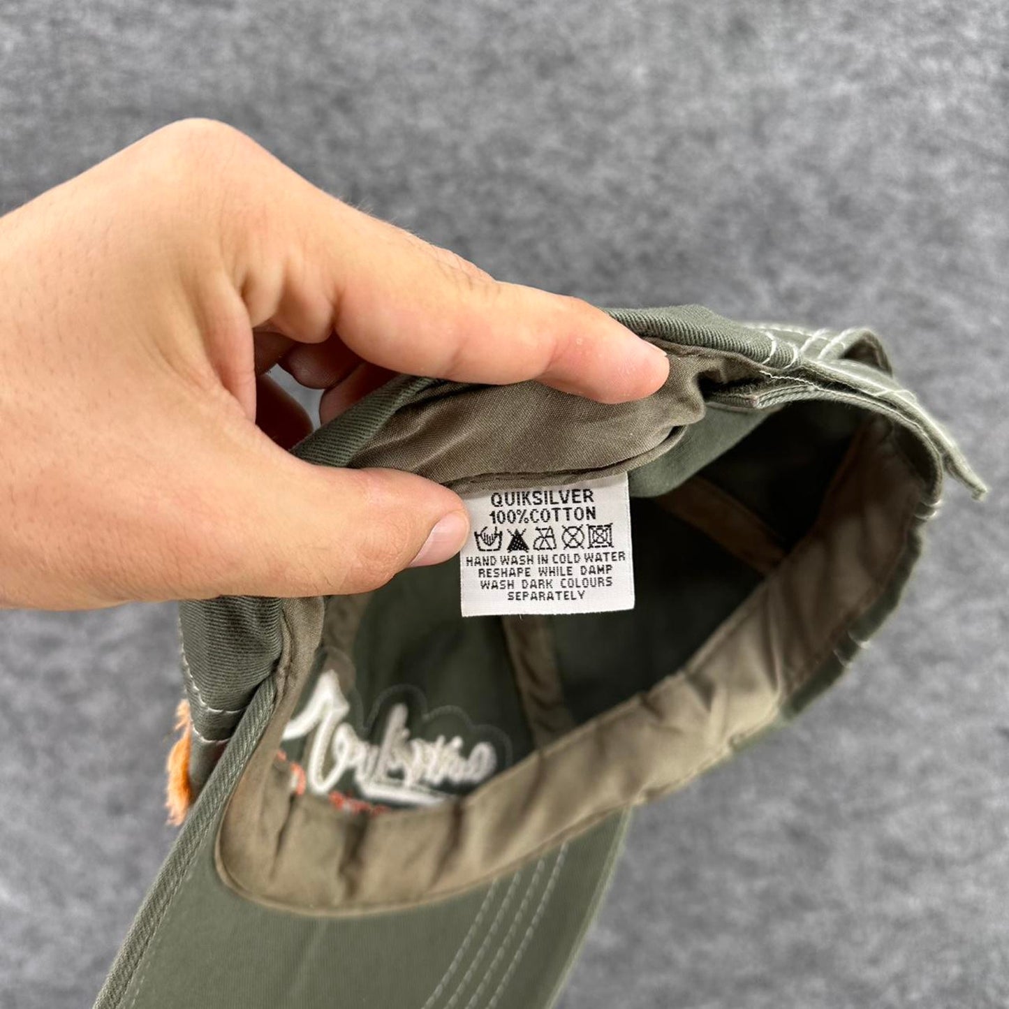 Y2k quiksilver surfing cotton cap