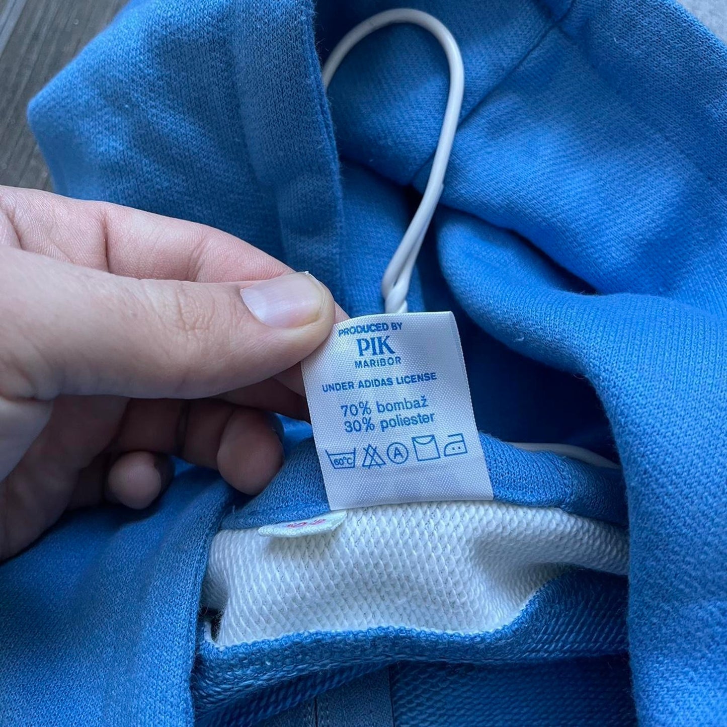 Adidas usa blue vintage hoodie
