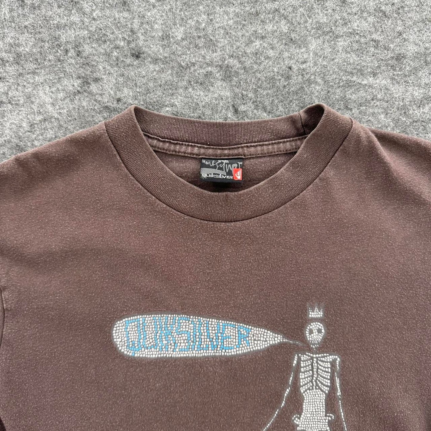 Y2k quiksilver 2000s brown
